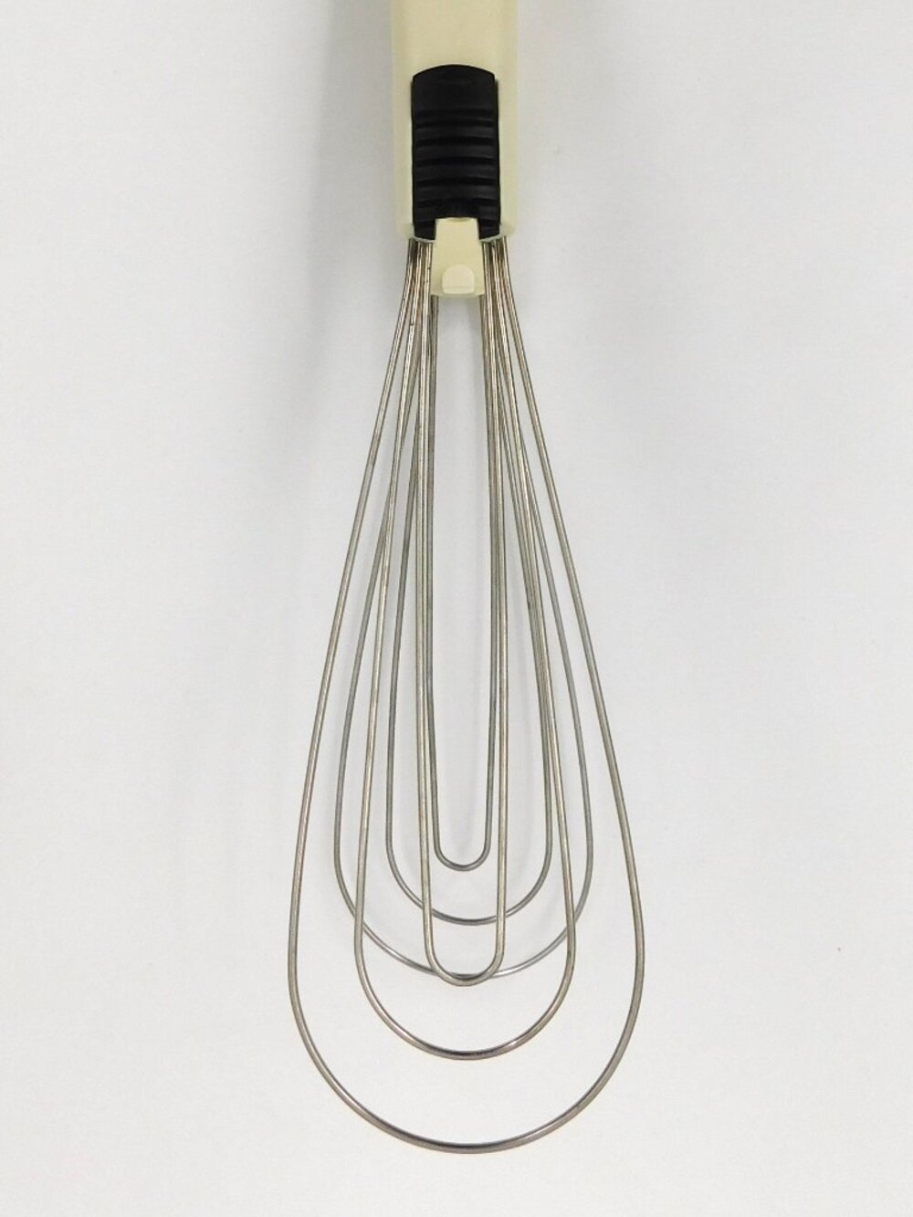 Vintage White Multi-Purpose Tong Spatula Whisk Egg Beater Kitchen Utensil